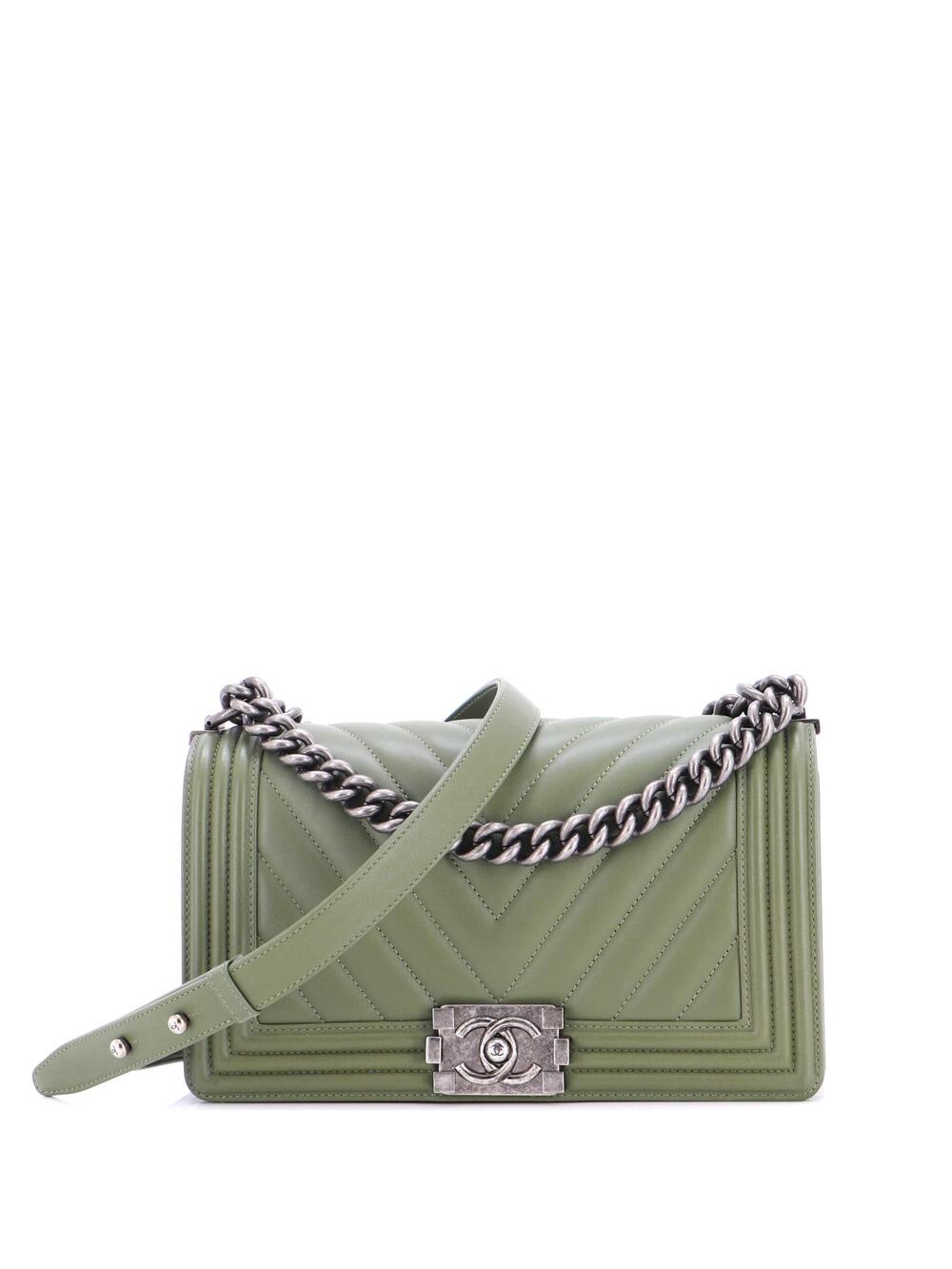 Chanel Boy Flap Bag Chevron Calfskin #289080C37B